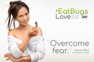 Love Eat Bugs overcome fear eat crickets Kanye West