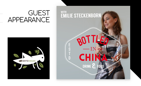 Josh Galt talking entomophagy, Entovegan, and POINT68 on the Bottled in China podcast