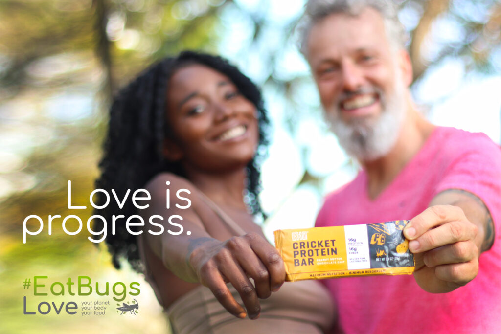 love is progress eatbugs entovegan